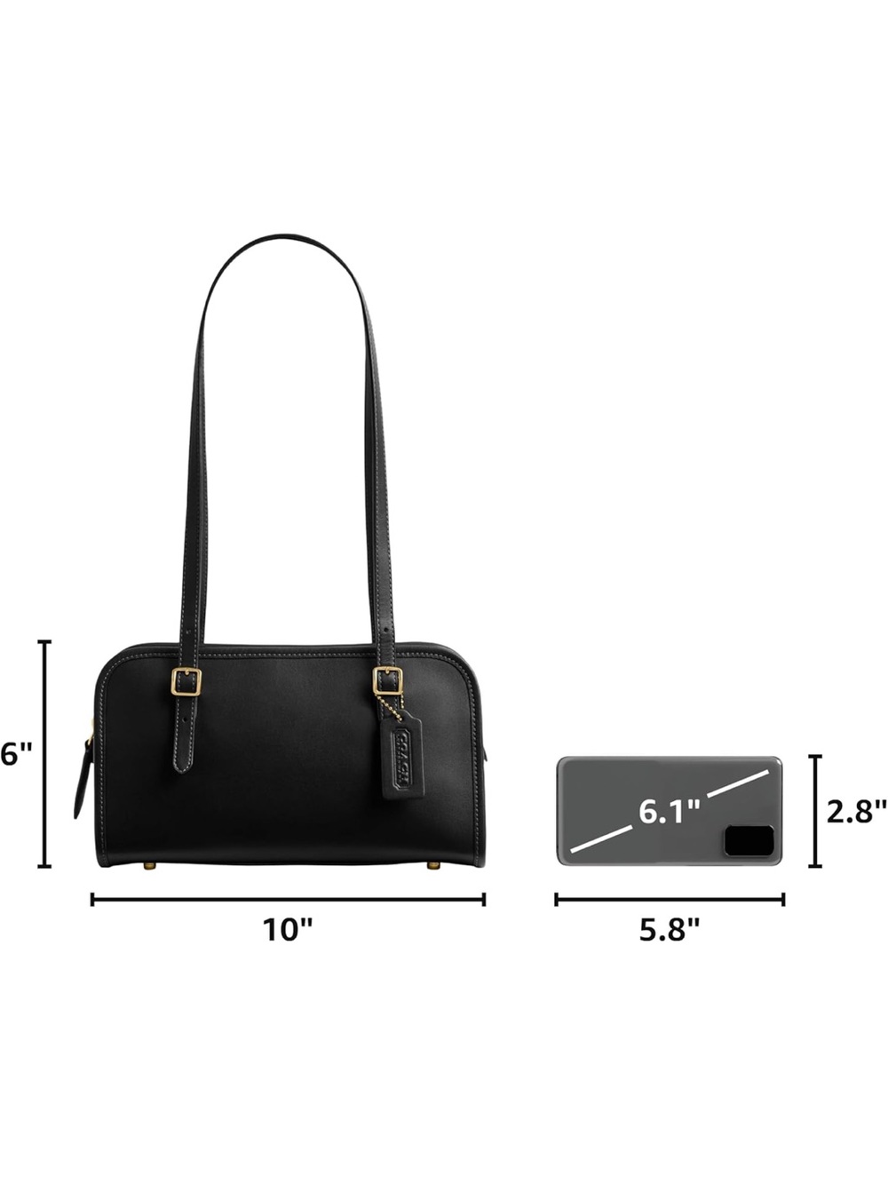 COACH Swing Zip Shoulder Bag - Picture 11 of 11